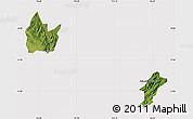 Satellite Map of Yingshan, cropped outside