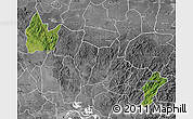 Satellite Map of Yingshan, desaturated