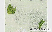 Satellite Map of Yingshan, lighten