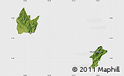 Satellite Map of Yingshan, single color outside