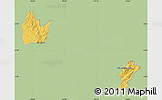Savanna Style Map of Yingshan, single color outside