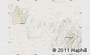 Shaded Relief Map of Yingshan, lighten