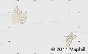 Shaded Relief Map of Yingshan, single color outside