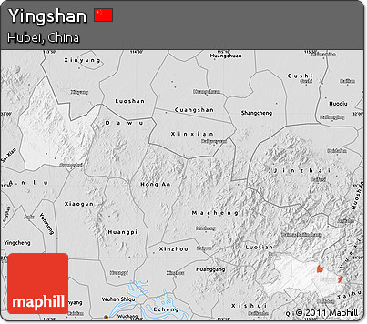Silver Style Map of Yingshan