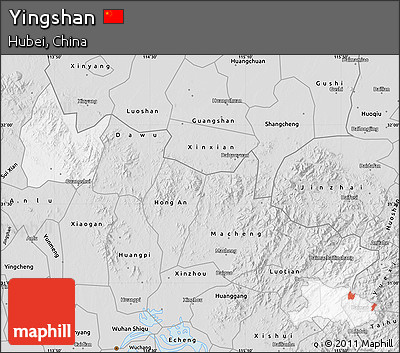 Silver Style Map of Yingshan