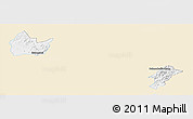 Classic Style Panoramic Map of Yingshan, single color outside