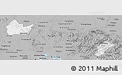 Gray Panoramic Map of Yingshan