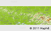 Physical Panoramic Map of Yingshan
