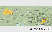 Savanna Style Panoramic Map of Yingshan