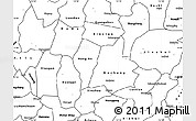 Blank Simple Map of Yingshan