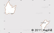 Classic Style Simple Map of Yingshan, cropped outside