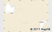 Classic Style Simple Map of Yingshan, single color outside