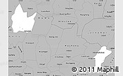 Gray Simple Map of Yingshan