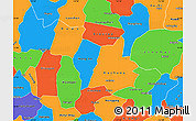 Political Simple Map of Yingshan