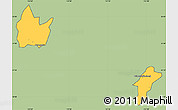 Savanna Style Simple Map of Yingshan, cropped outside