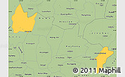 Savanna Style Simple Map of Yingshan