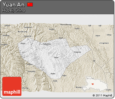 Classic Style 3D Map of Yuan An