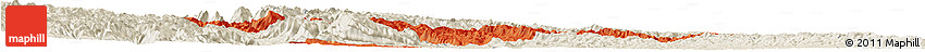 Political Horizon Map of Yuan An, shaded relief outside