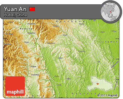 Physical Map of Yuan An