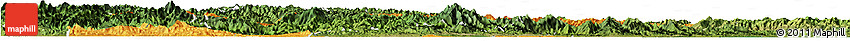 Political Horizon Map of Yun Xian, satellite outside