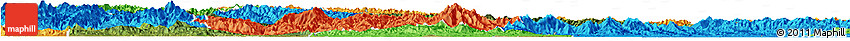 Satellite Horizon Map of Yun Xian, political outside