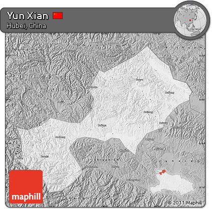 Gray Map of Yun Xian
