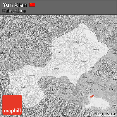 Gray Map of Yun Xian