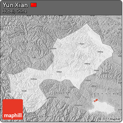 Gray Map of Yun Xian