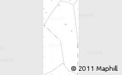 Blank Simple Map of Yunmeng
