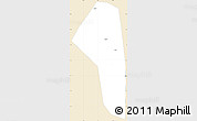 Classic Style Simple Map of Yunmeng, single color outside