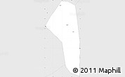 Silver Style Simple Map of Yunmeng