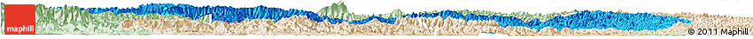 Political Horizon Map of Yunxi, lighten