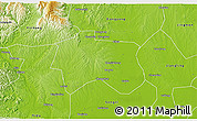 Physical 3D Map of Zhijiang