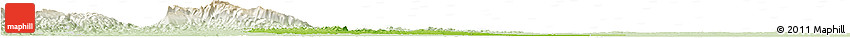 Physical Horizon Map of Zhijiang, lighten