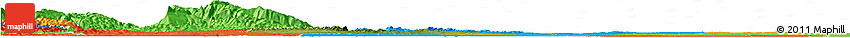 Satellite Horizon Map of Zhijiang, political outside