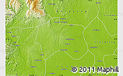 Physical Map of Zhijiang