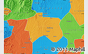 Political Map of Zhijiang
