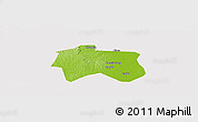 Physical Panoramic Map of Zhijiang, cropped outside
