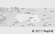 Silver Style Panoramic Map of Zhijiang