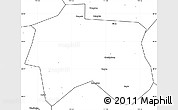 Blank Simple Map of Zhijiang
