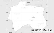 Silver Style Simple Map of Zhijiang