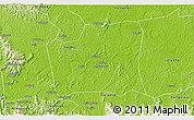 Physical 3D Map of Changning