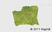 Satellite 3D Map of Changning, single color outside