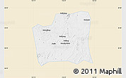 Classic Style Map of Changning, single color outside
