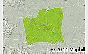 Physical Map of Changning, lighten, semi-desaturated