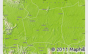Physical Map of Changning