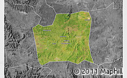 Satellite Map of Changning, desaturated