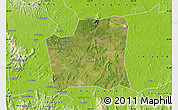 Satellite Map of Changning, physical outside