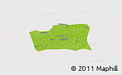Physical Panoramic Map of Changning, cropped outside