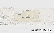 Shaded Relief Panoramic Map of Changning, lighten